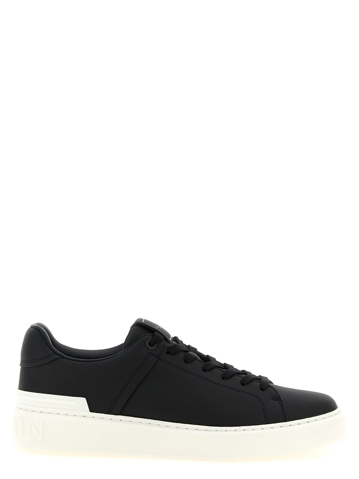 Balmain Bicolor Calfskin Low Top Sneakers