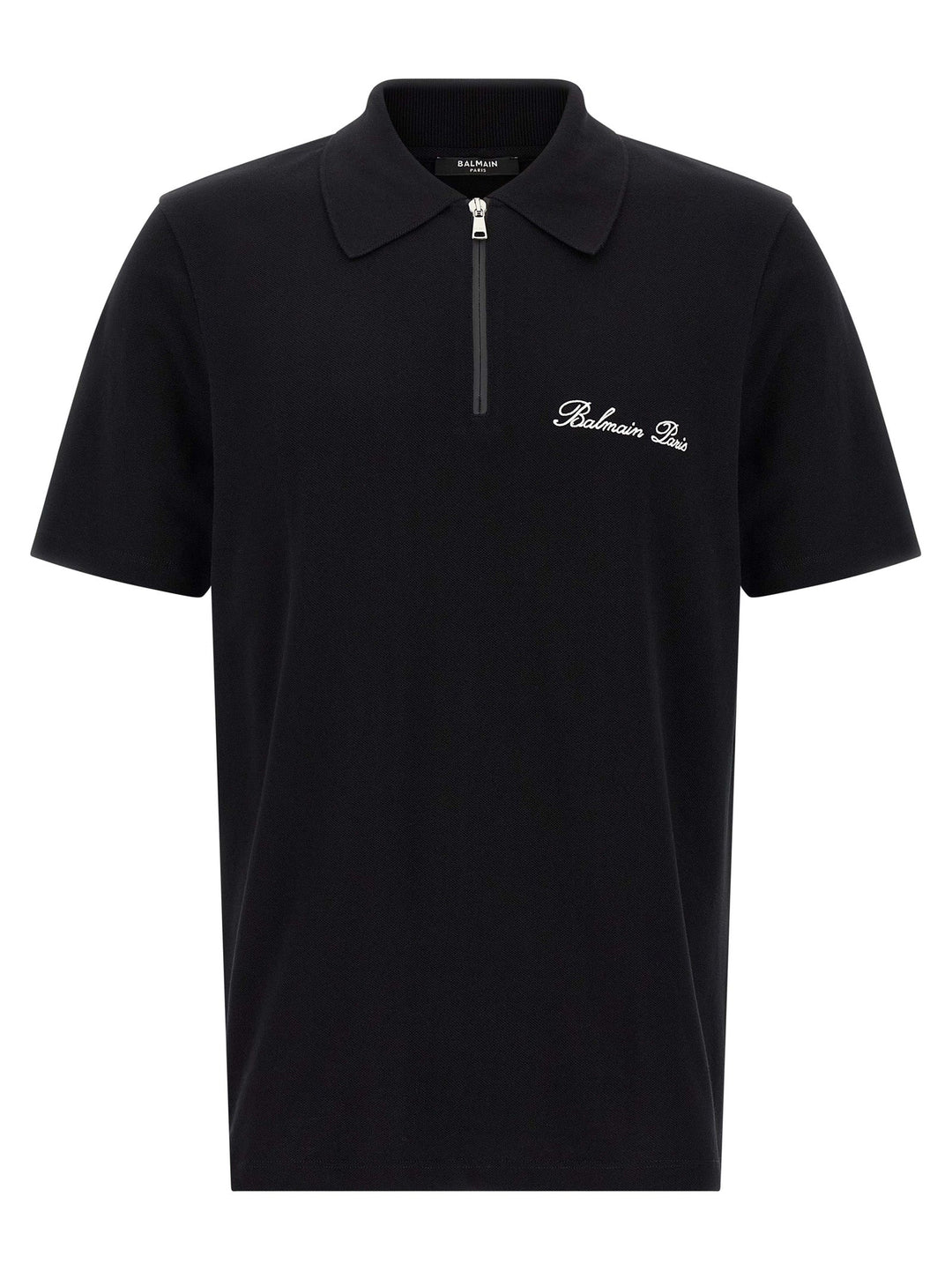 Balmain Bicolor Cotton Polo Shirt