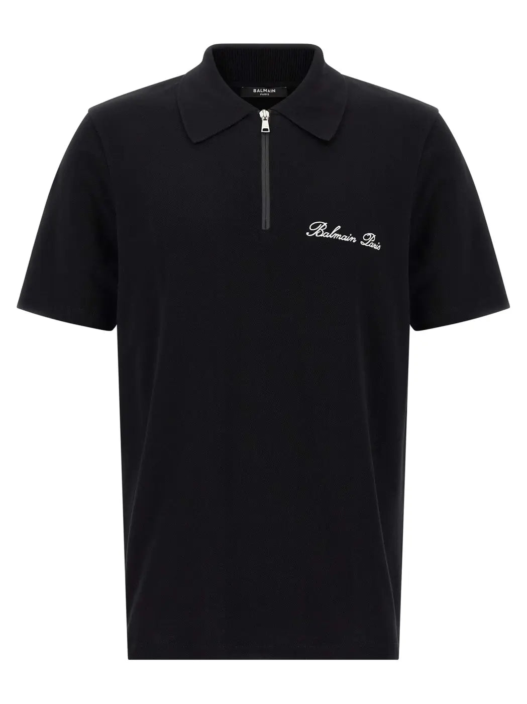 Balmain Bicolor Cotton Polo Shirt