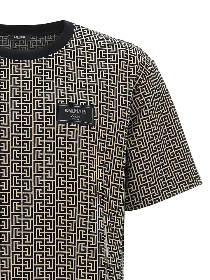 Balmain Bicolor Cotton T-shirt