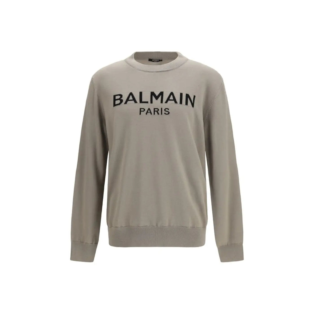 Balmain Bicolor Wool Oves Aries Sweatshirt