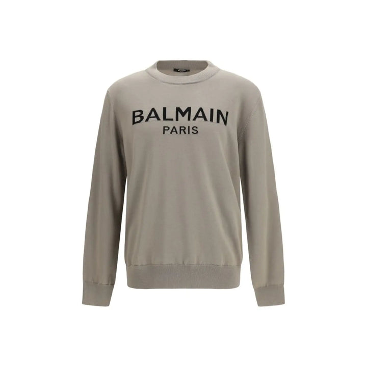 Balmain Bicolor Wool Oves Aries Sweatshirt