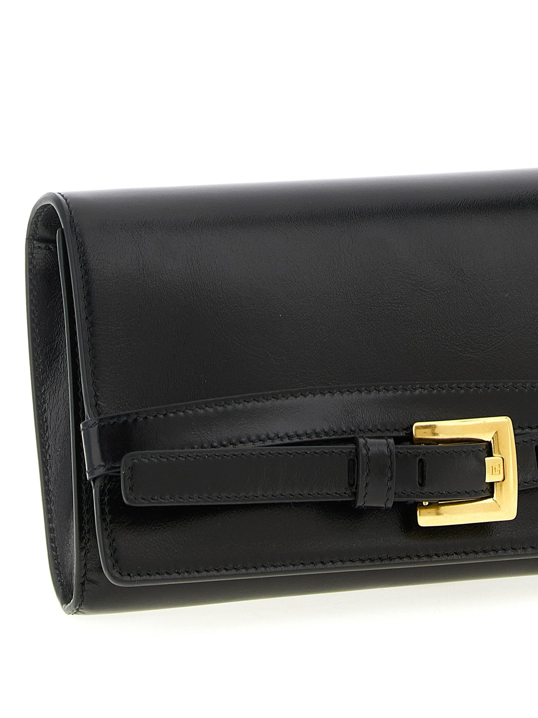Balmain Black Calfskin Cardholder