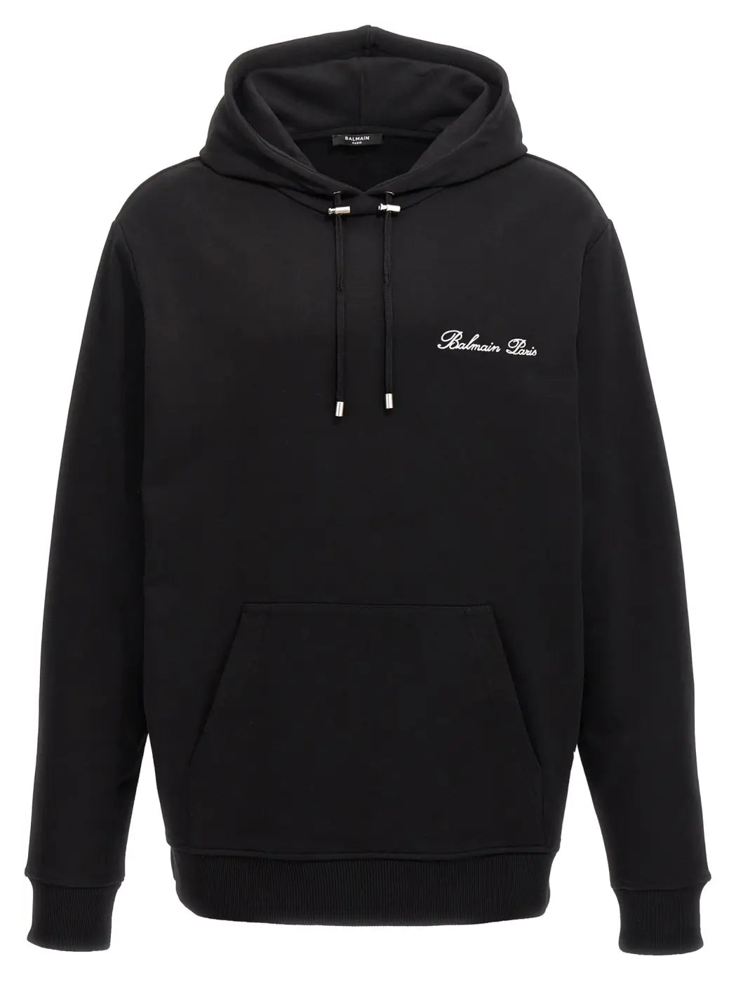 Balmain Black Cotton Sweatshirt