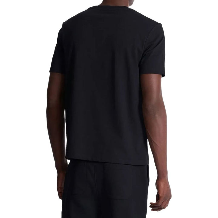 Balmain Black Cotton T-shirt