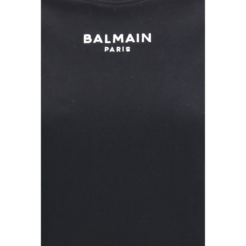Balmain - Black Cotton T-Shirt