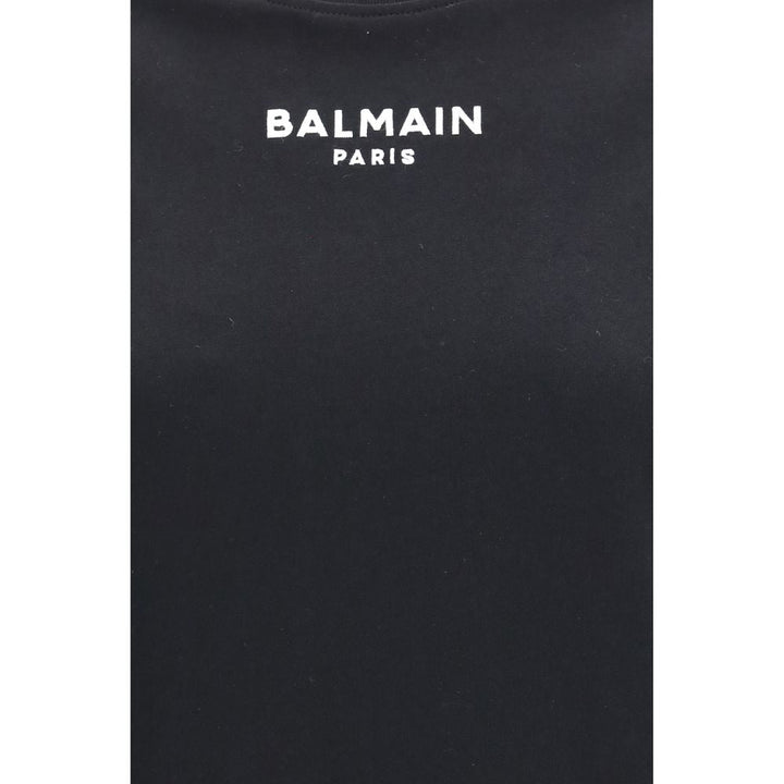 Balmain - Black Cotton T-Shirt