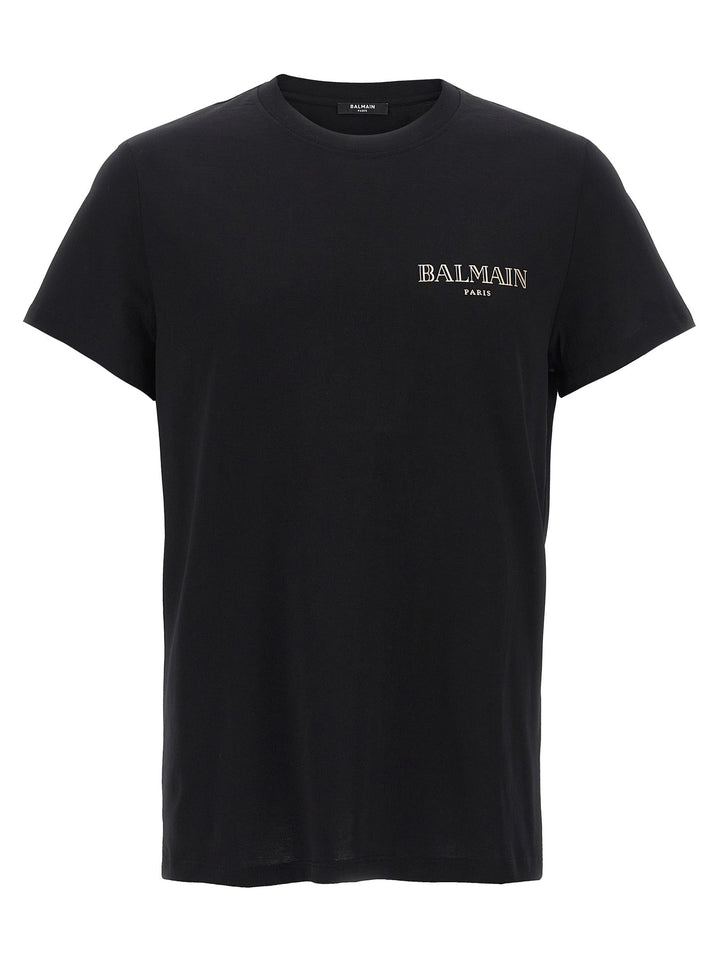 Balmain Black Organic Cotton T-shirt