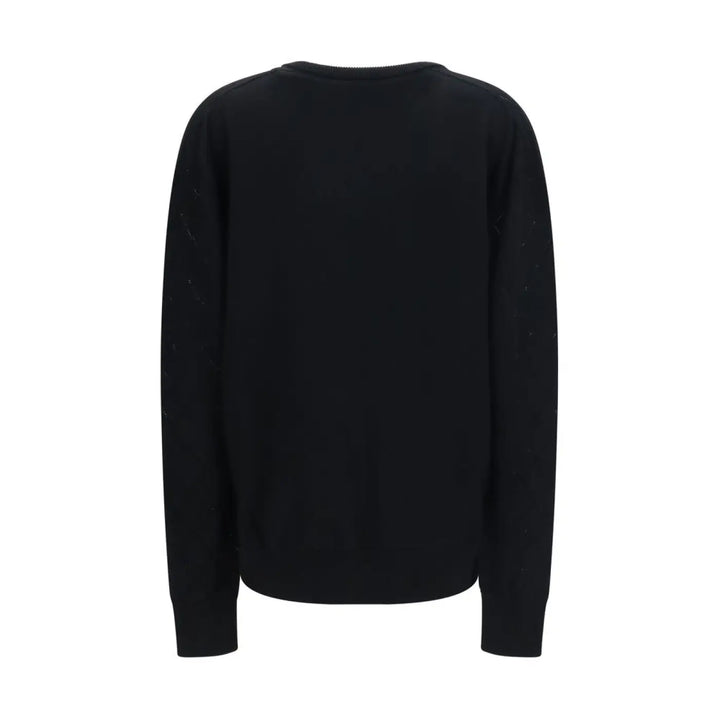 Balmain Black Wool Oves Aries Sweatshirt