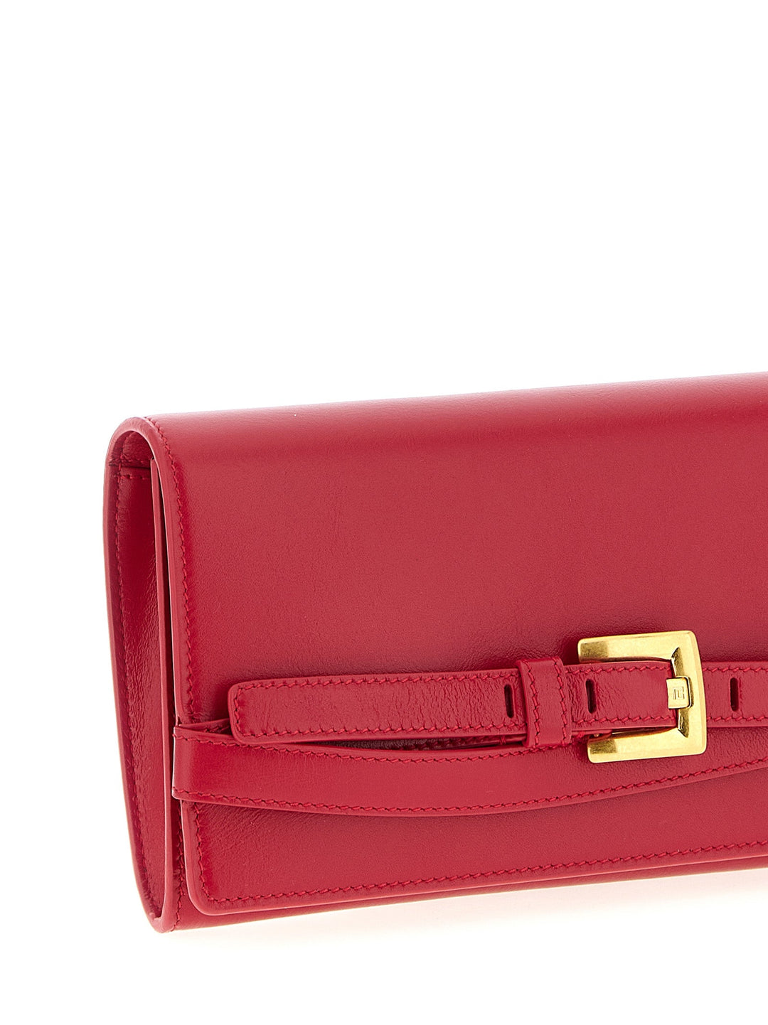 Balmain Fuchsia Calfskin Cardholder