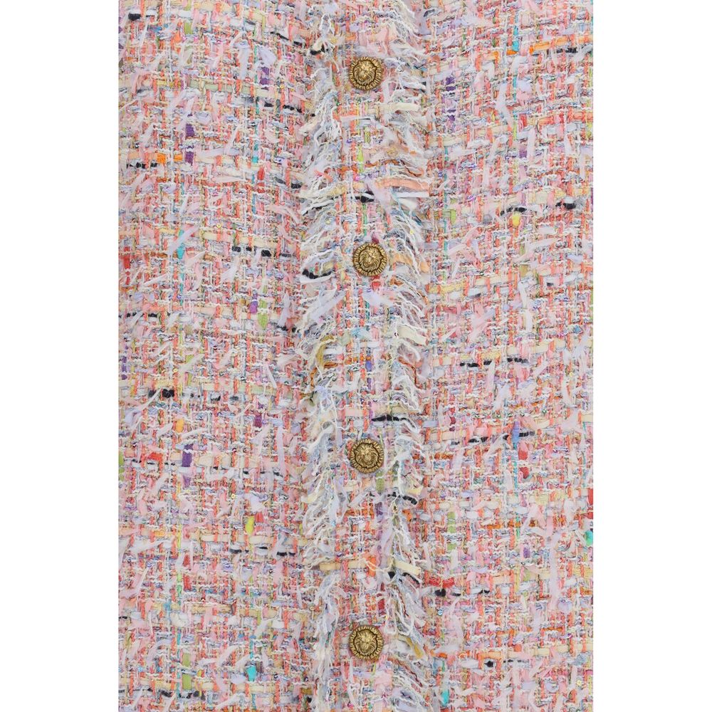 Balmain Shirts - Multicolor Polyamide Pattern Shirt