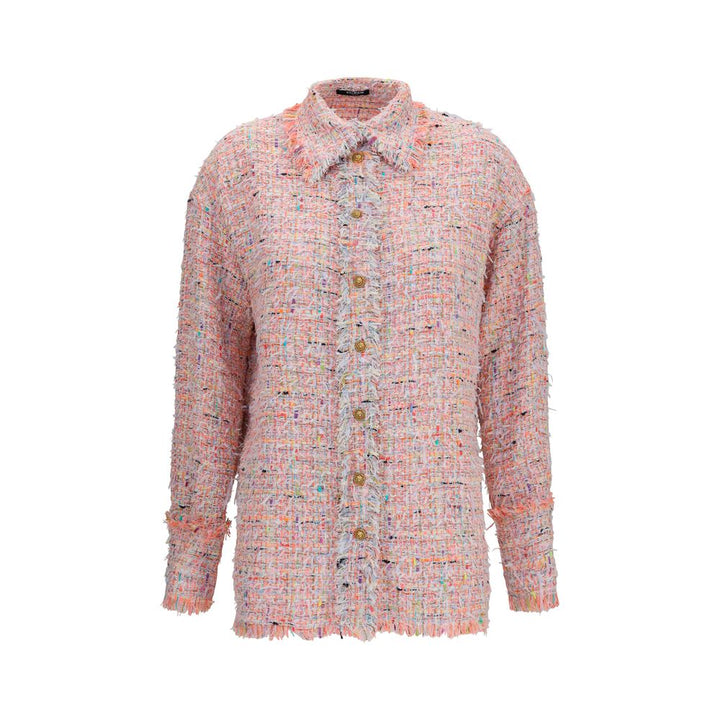 Balmain Shirts - Multicolor Polyamide Pattern Shirt