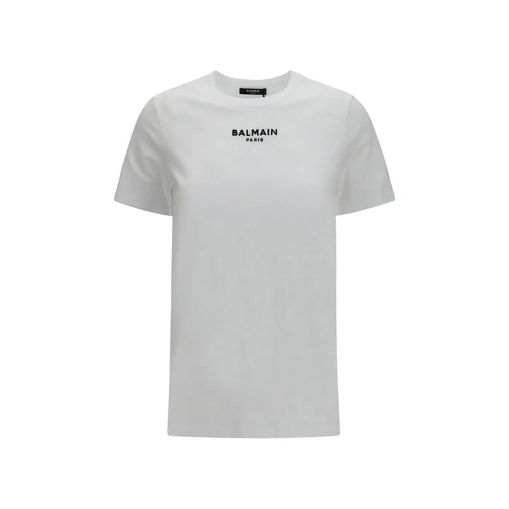 Balmain White Cotton T-shirt
