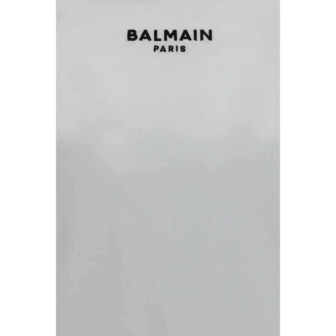 Balmain White Cotton T-shirt