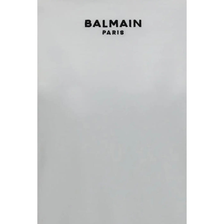 Balmain White Cotton T-shirt