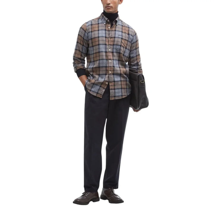 Barbour Beige Cotton Pattern Shirt