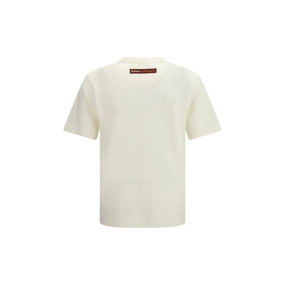 Barbour Beige Cotton T-shirt