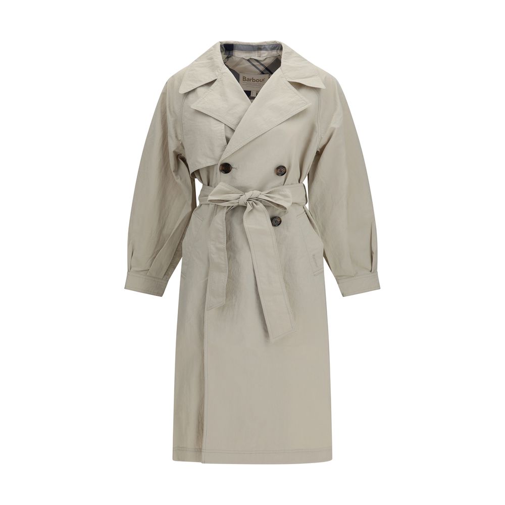 Barbour Trench Coats - Beige Polyamide Coat