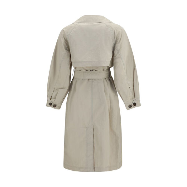 Barbour Trench Coats - Beige Polyamide Coat