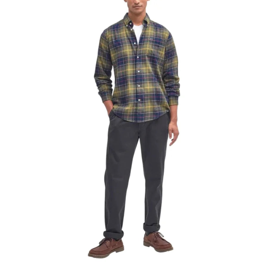 Barbour Bicolor Cotton Dress Shirt