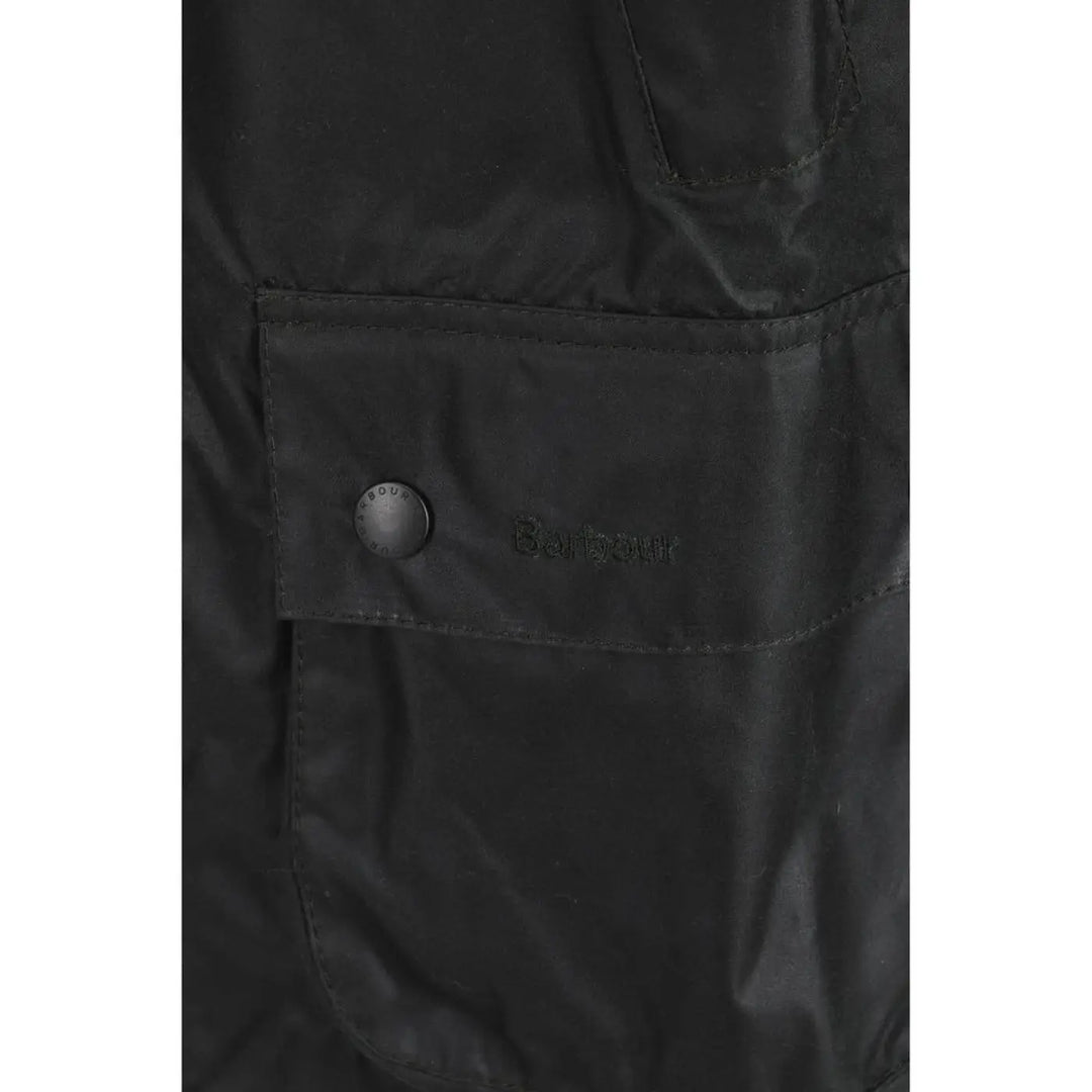 Barbour Black Cotton Full-length Jacket