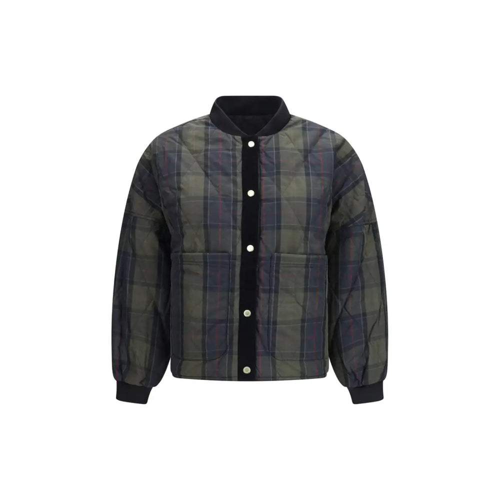 Barbour Black Polyester Bomber