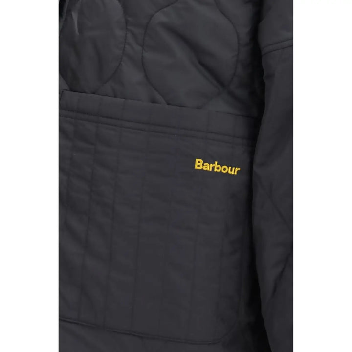 Barbour Black Polyester Bomber