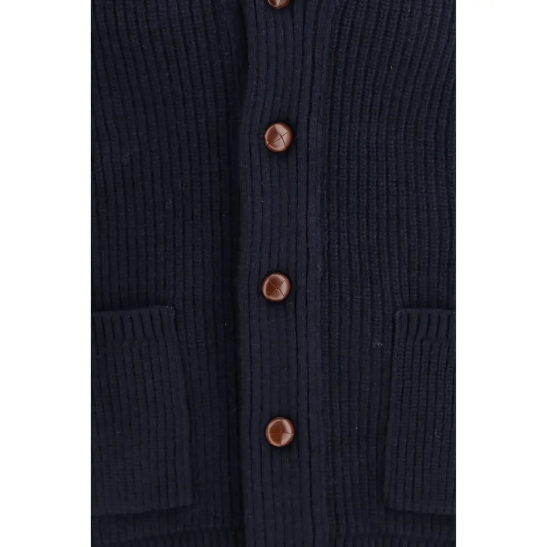 Barbour Blue Wool Oves Aries Cardigan