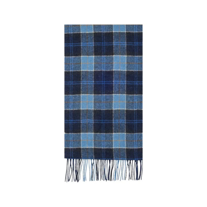 Barbour Blue Wool Scarf