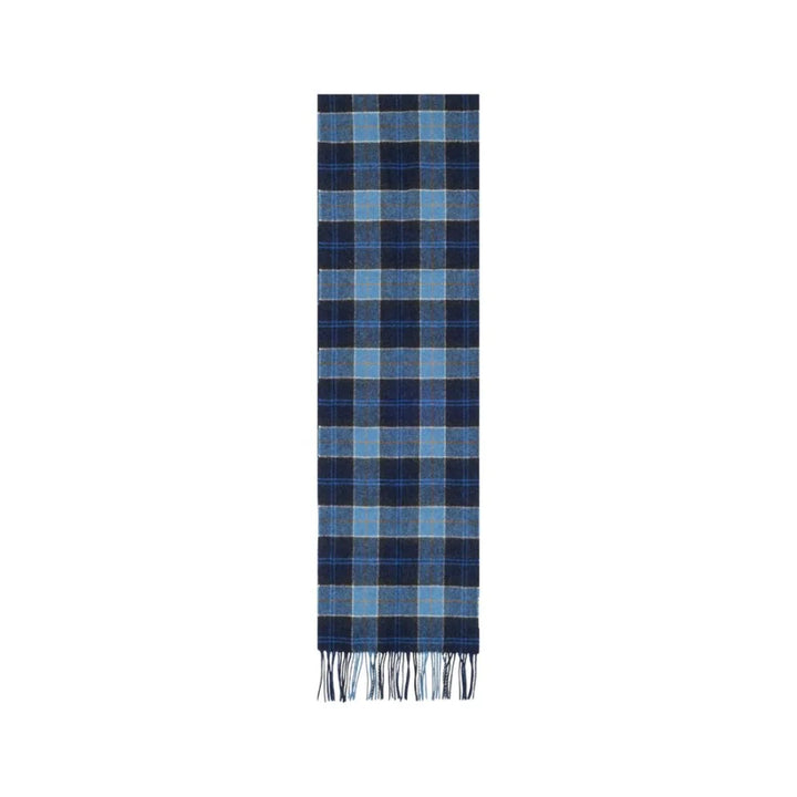 Barbour Blue Wool Scarf
