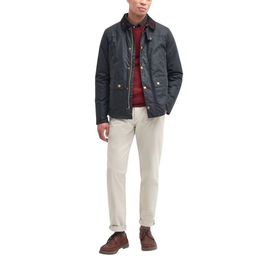 Barbour Gray Cotton Shell Jacket