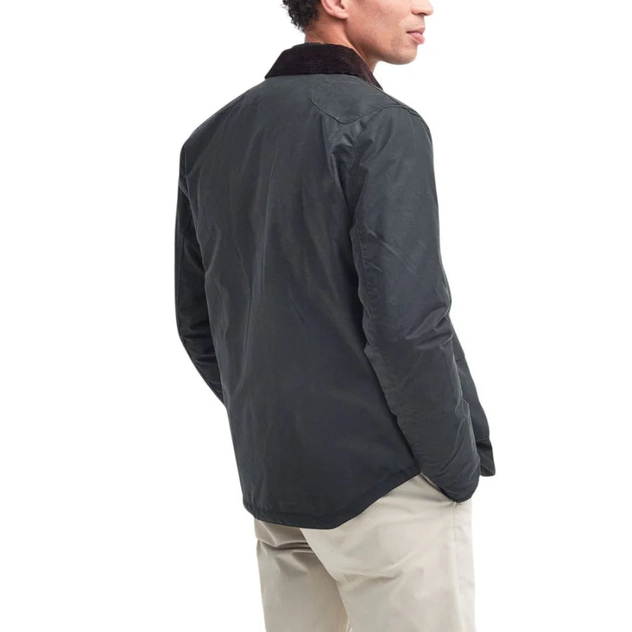 Barbour Gray Cotton Shell Jacket