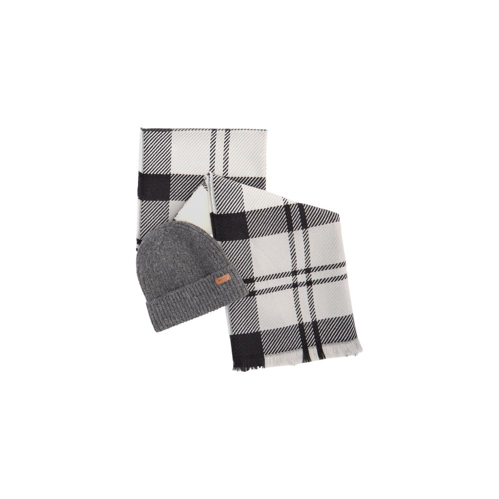 Barbour Gray Polyester Beanie