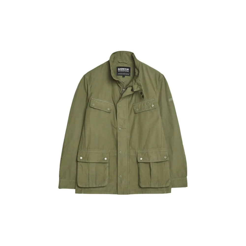Barbour Green Cotton Full-length Jacket