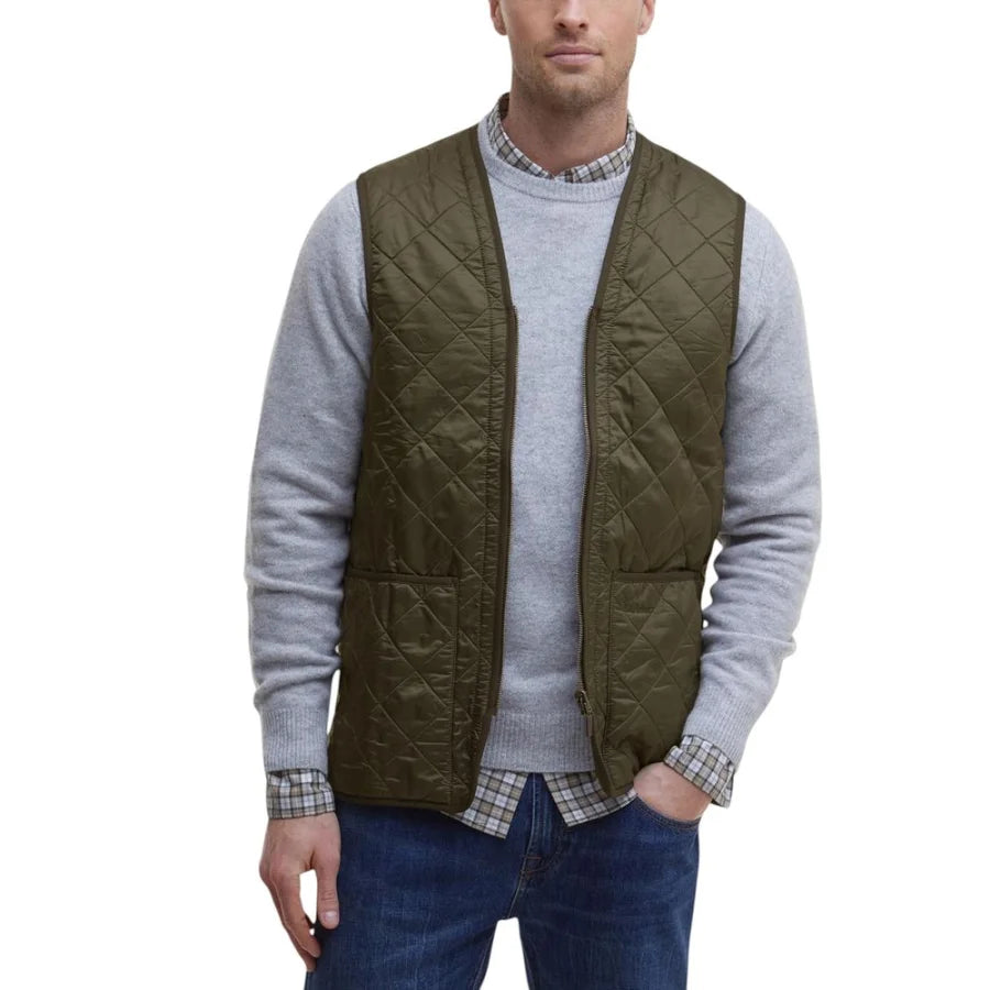 Barbour Green Polyamide Sleveless Jacket