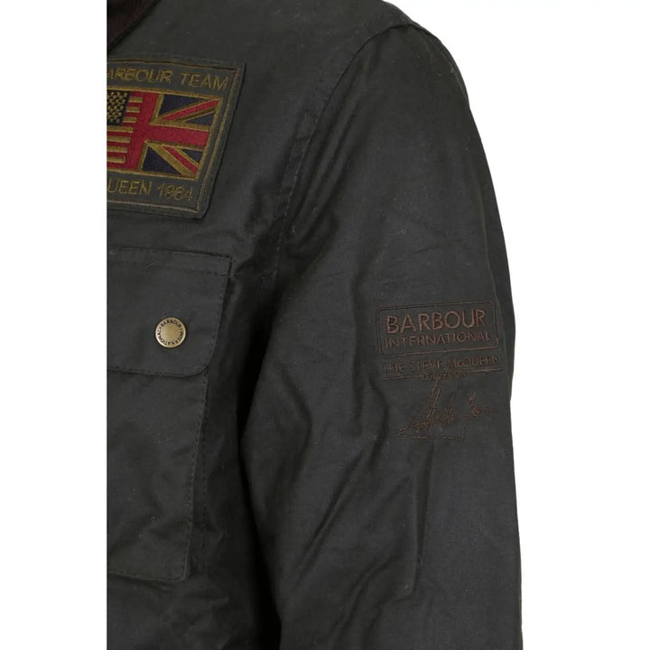 Barbour International Bicolor Cotton Full-length Jacket
