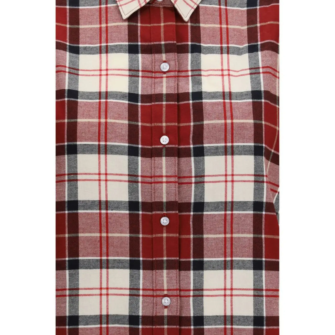 Barbour Red Cotton Pattern Shirt