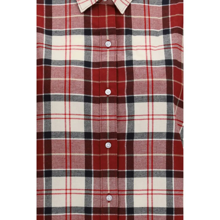 Barbour Red Cotton Pattern Shirt
