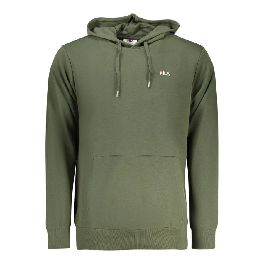 Fila Verde Cotton Male Hoodie