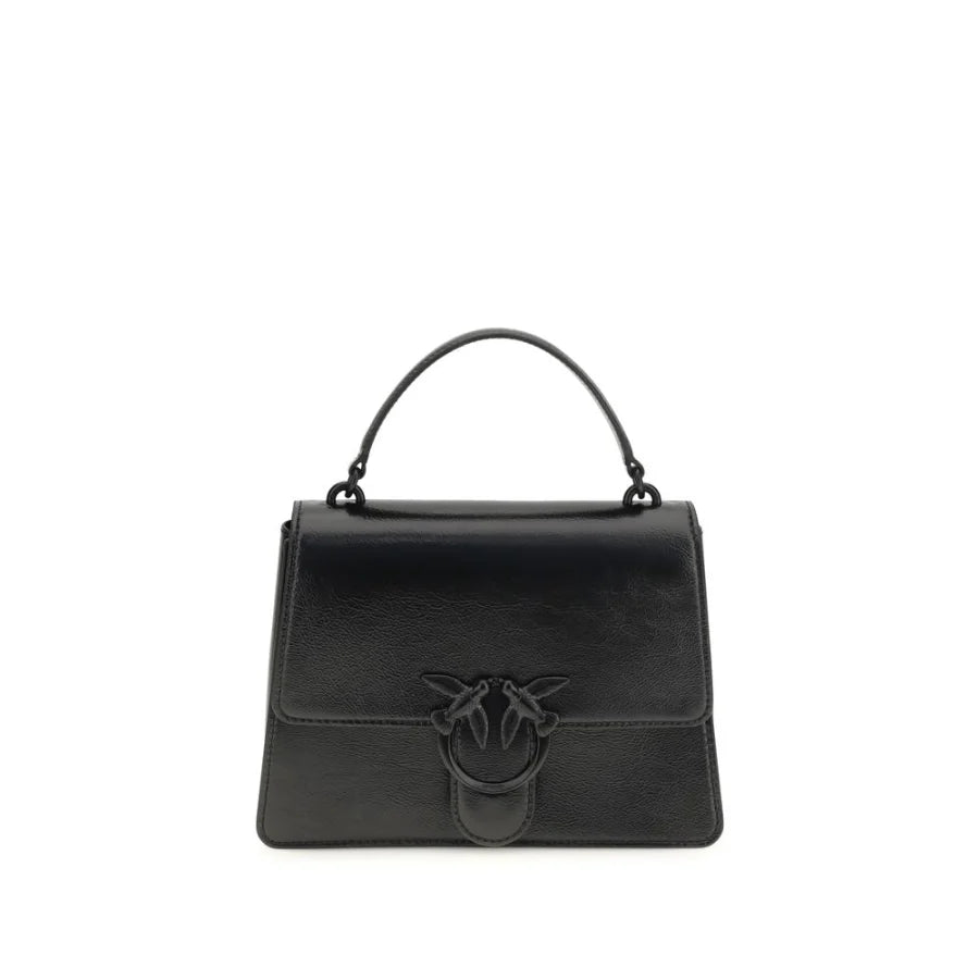 PINKO Black Lamb Ovis Aries Handbag