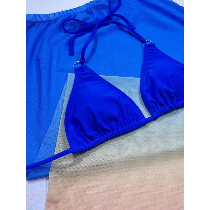 Gradient Beach Goddess Bikini with Removable Padding and Cup Height Trendsi