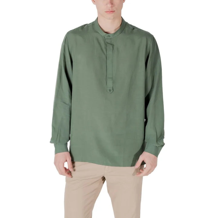 Antony Morato Bicolor Lyocell Shirt
