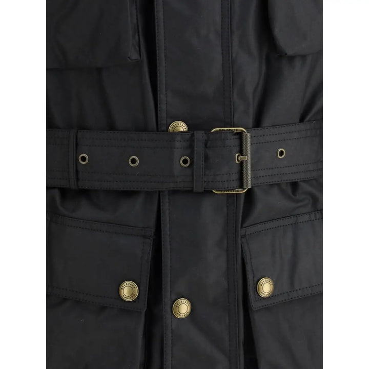 Belstaff Black Cotton Full-length Jacket