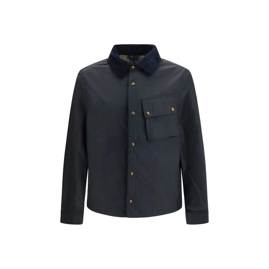 Belstaff Blue Cotton Full-length Jacket