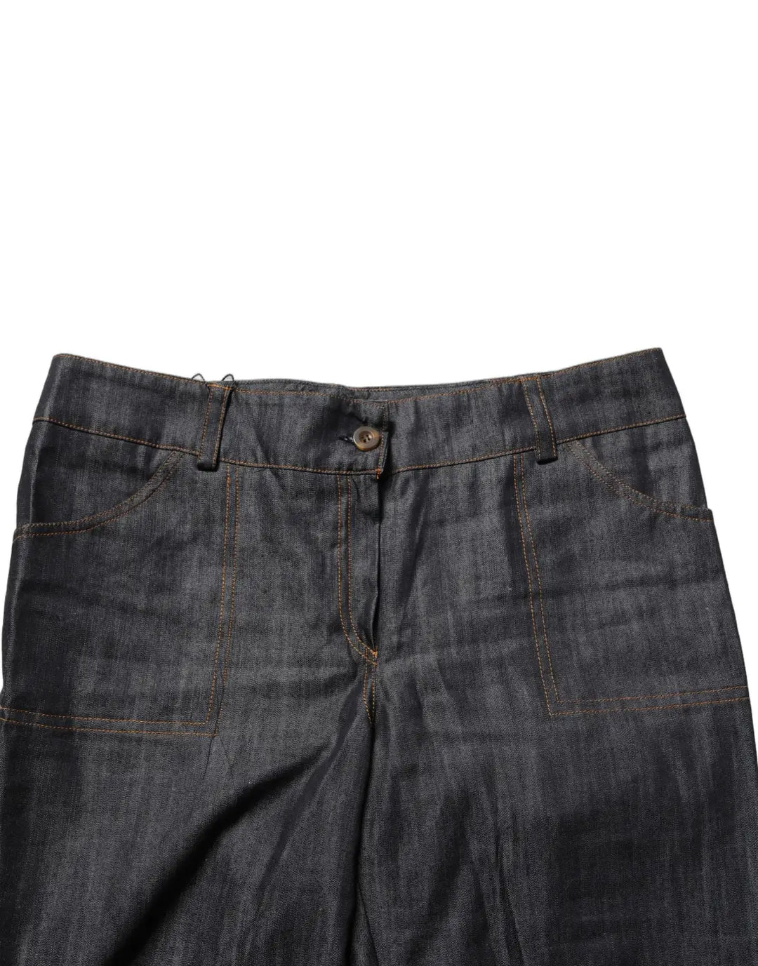 BENCIVENGA Black Cotton Mid Waist Skinny Denim Trouser Jeans