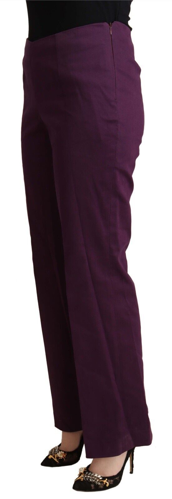 Bencivenga Violet High Waist Tapered Casual Pants