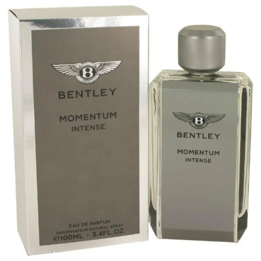 Bentley Momentum Intense Eau Lighting Up Mystery with Citrus Bergamot Men’s Cologne