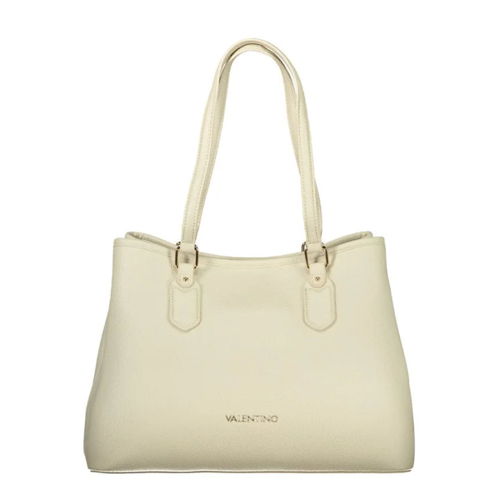 Mario Valentino Beige Polyurethane Women Handbag