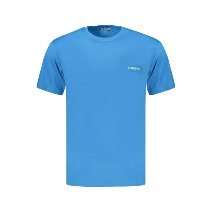 Bikkembergs Azzurro Cotton Men’s T-shirt