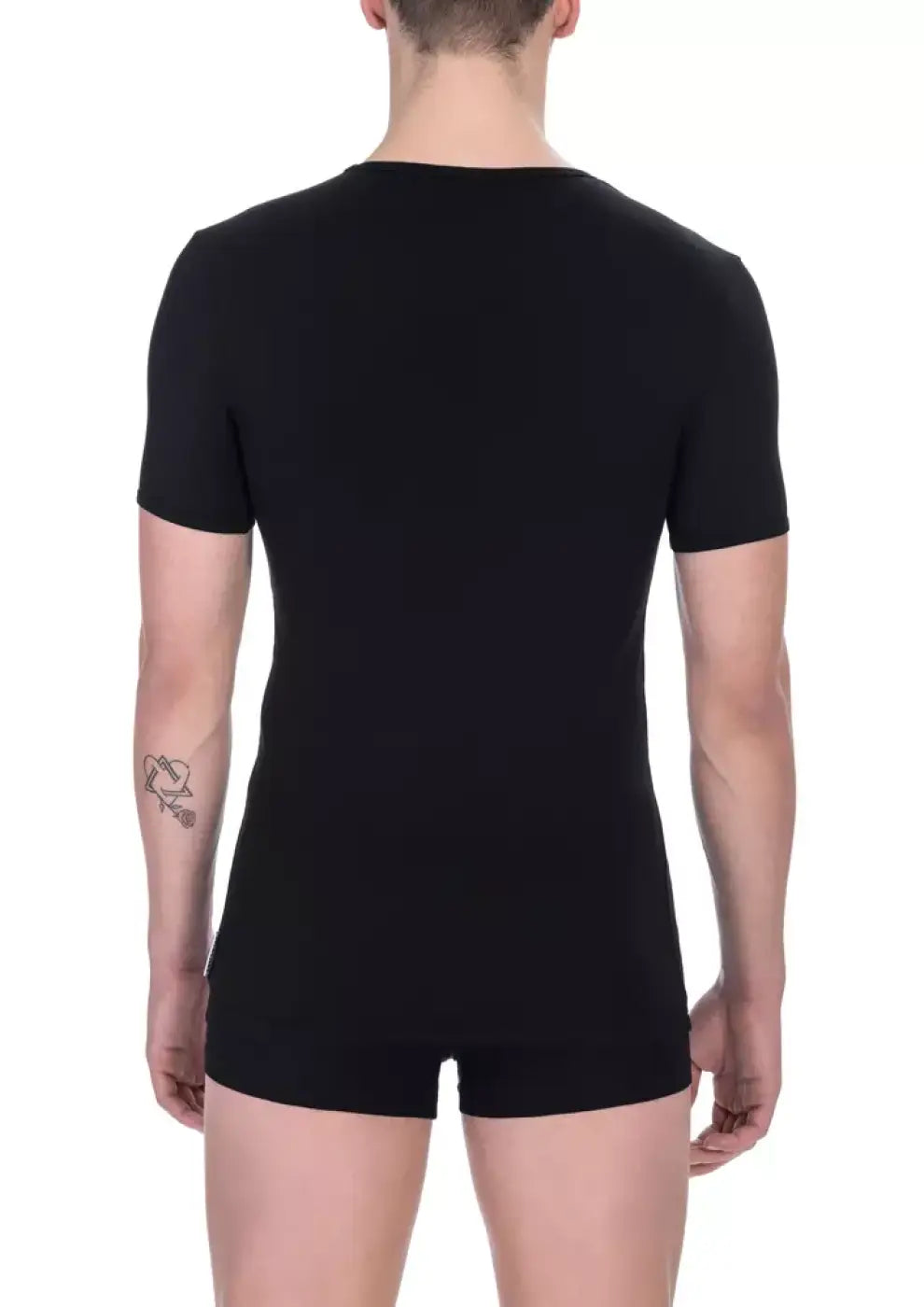 Bikkembergs Black Cotton Men T-shirt